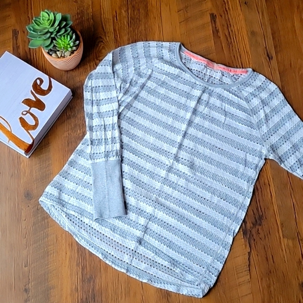 Calvin Klein Womens Performance Striped Top